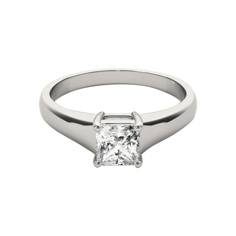 GIA 2,01 Karat Solitär im Prinzessinnenschliff mit vier Zacken  Diamantring im Angebot