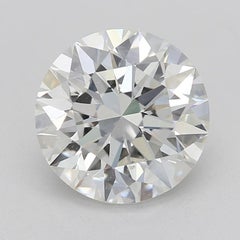 GIA 2.01 Carat Round Solitaire Vintage Tulip Set 18K Yellow Gold Diamond Ring
