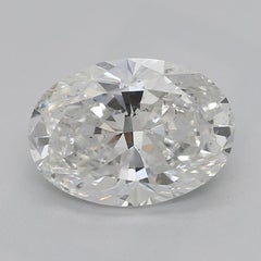 GIA 2.01ct Oval East West Trellis Side Stone  Diamond Ring