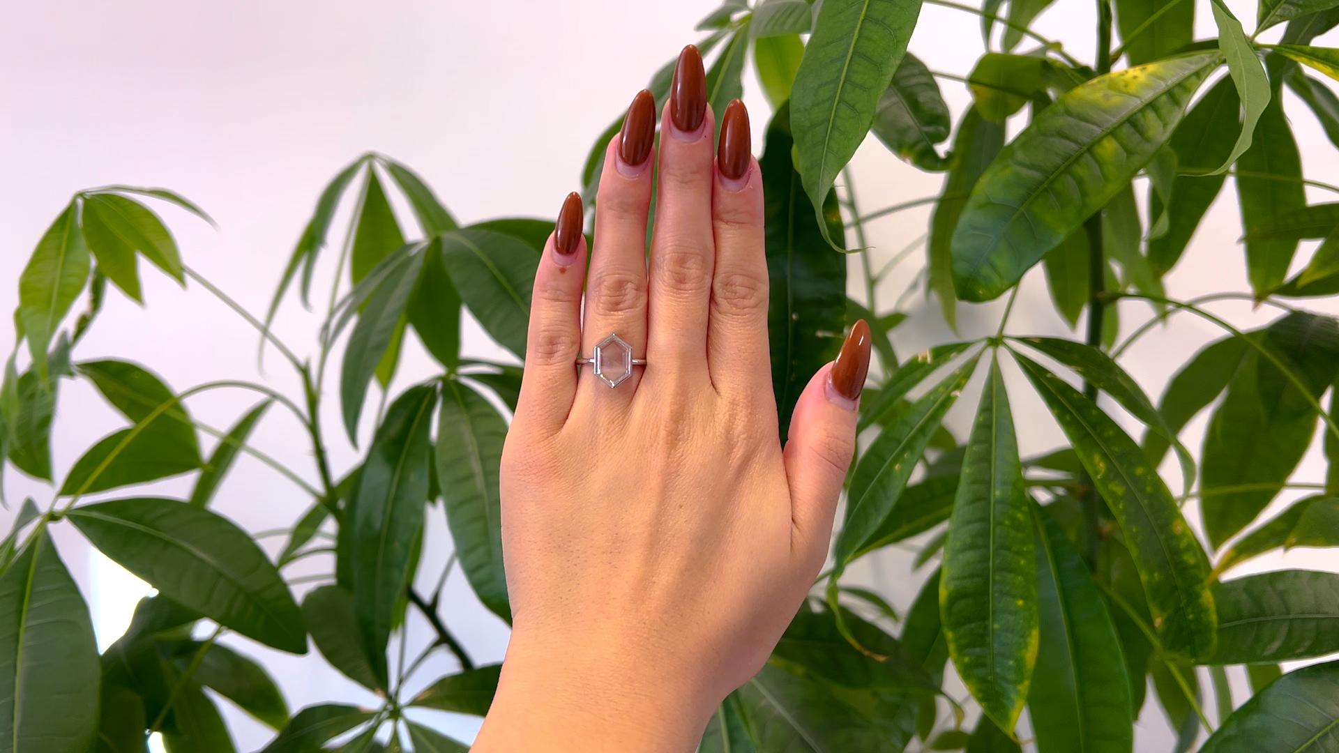 One GIA 2.02 Carat Portrait Cut Diamond Platinum Solitaire Ring. Featuring one GIA portrait cut diamond of 2.02 carats, accompanied with GIA #7423416629 stating the diamond is F color, I1 clarity. Crafted in platinum with purity marks. Circa 2023.