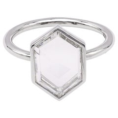 GIA 2.02 Carat Portrait Cut Diamond Platinum Solitaire Ring