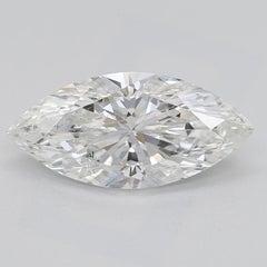GIA 2.02ct Marquise Three-Stone Tapered Baguette  Diamond Ring