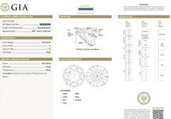 GIA 2.03 ct Round Diamond Hidden Halo Ring, 18k White Gold