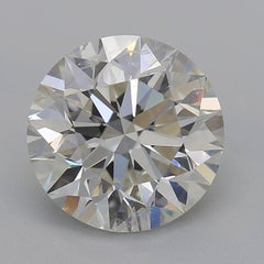GIA 2.11ct Round Solitaire & Channel Vintage Garden Yellow Gold Diamond Ring