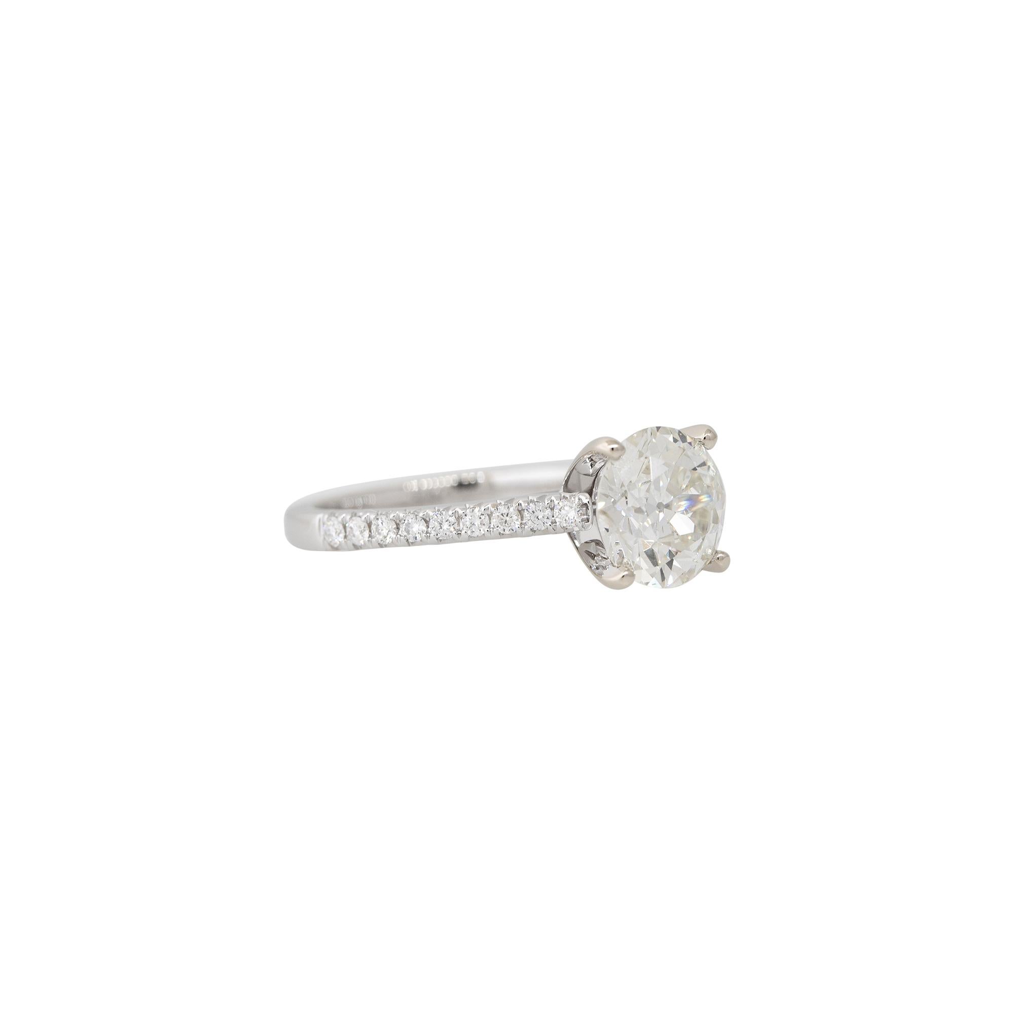 GIA 18k White Gold 2.18ctw Circular Brilliant Cut Diamond Engagement Ring

Center Details: GIA 2.18ct Circular Brilliant Cut Natural Diamond that is L in color and SI2 in clarity
GIA Report # 2223715731
8.35 - 8.46 x 4.65 mm
Polish: