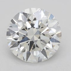 GIA 2.2 Carat Round Five-Stone Antique Scroll 18K White Gold Diamond Ring