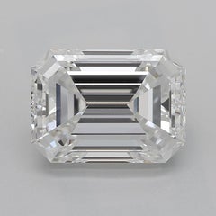 GIA 2.22 Carat Emerald Lace Flower Halo Vintage 18K White Gold Diamond Ring