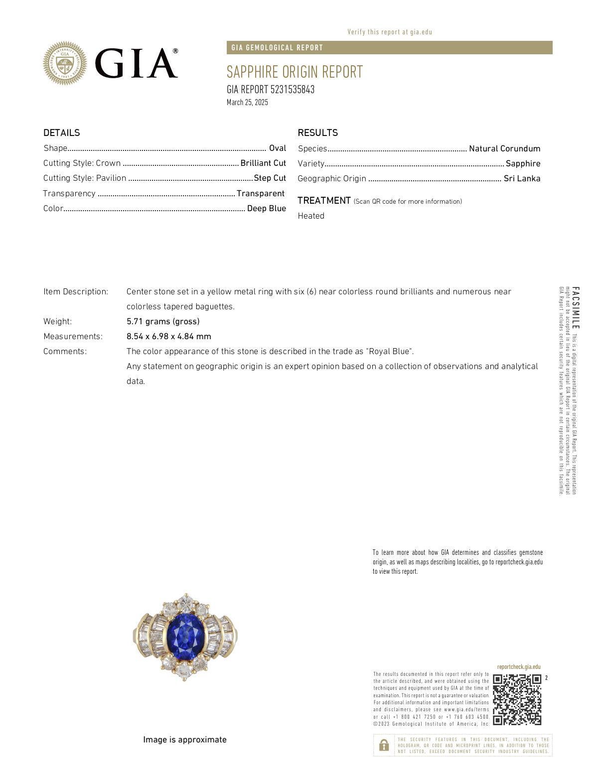 Bague cocktail en or jaune 14 carats avec saphir de Ceylan de 2,35 carats et diamants certifiés GIA Bon état à Beverly Hills, CA