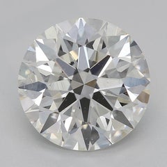 GIA 2.53 Carat Round Modern Cathedral Solitaire 18K Yellow Gold Diamond Ring