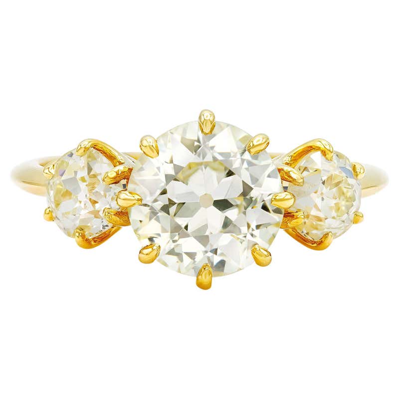 REVIVE GIA Certified 1.00 Ctw. Diamond Bypass Ring in 18k Yellow Gold ...