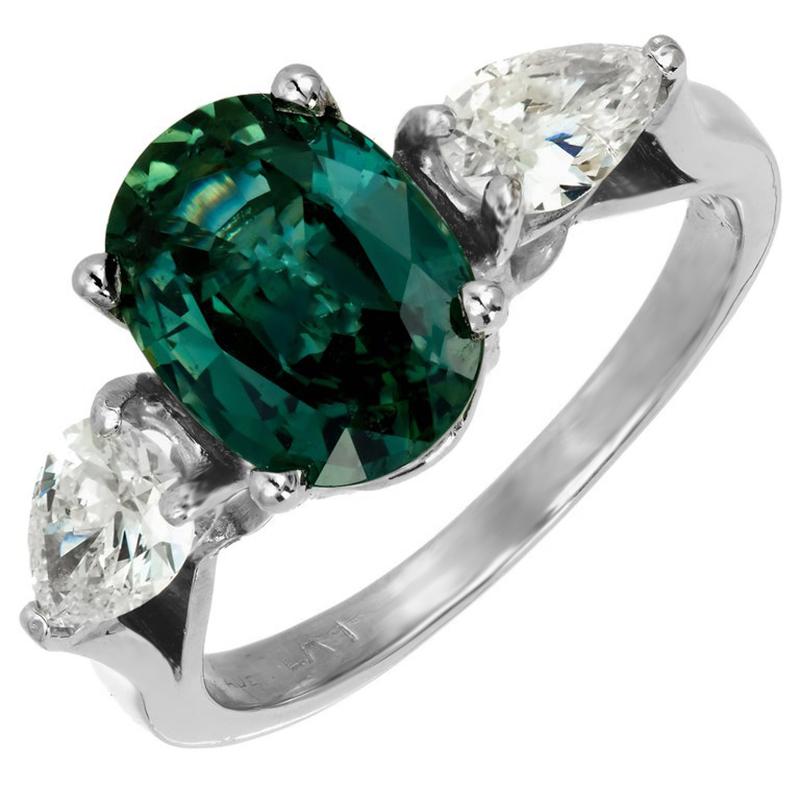 natural stone engagement rings