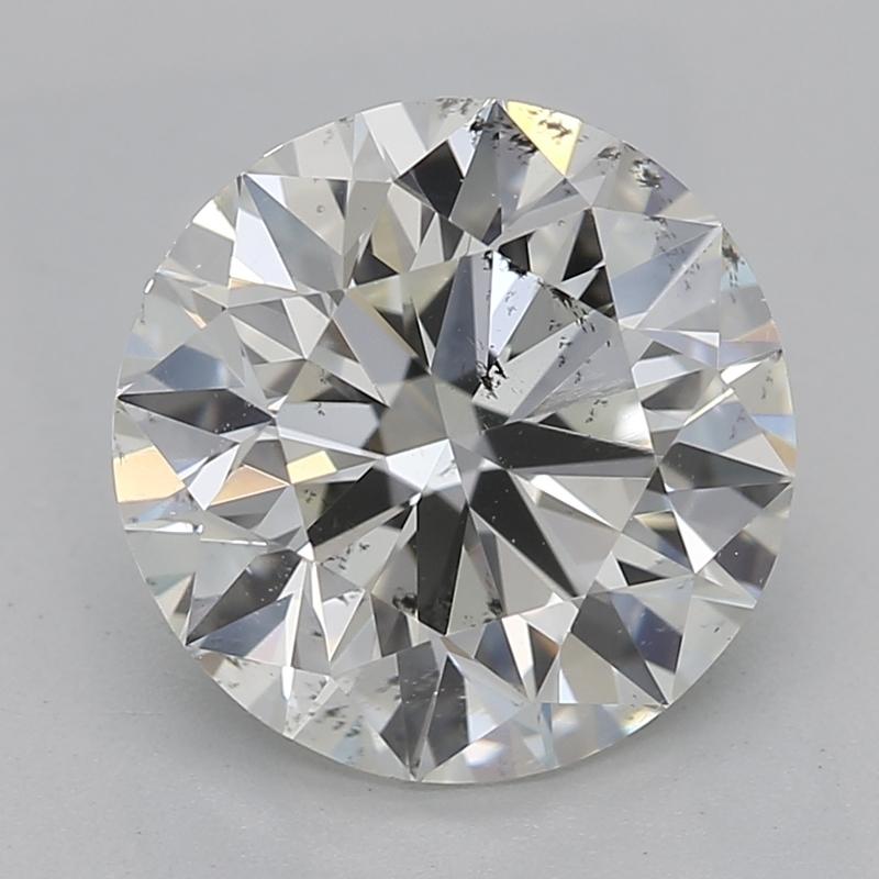 Erhöhen Sie Ihre Sammlung mit diesem exquisiten Diamantring mit einem Mittelstein von außergewöhnlicher Brillanz. Das Herzstück des Designs ist ein atemberaubender runder Diamant mit einem Gewicht von 2, bewertet mit I und SI2, der für ein