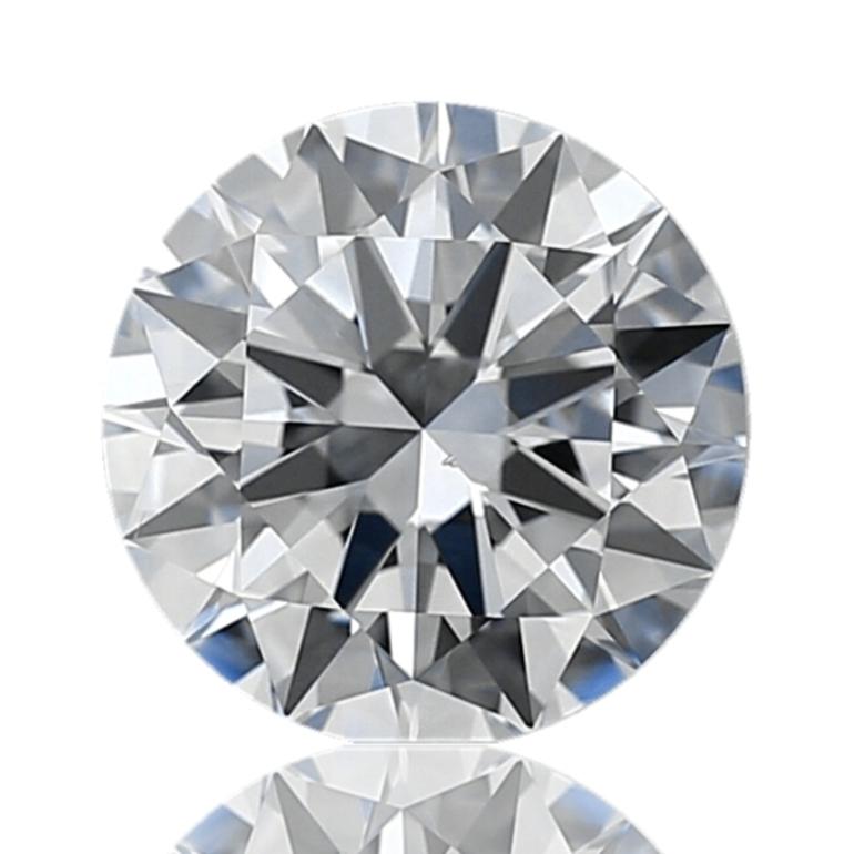 Bague de fiançailles en or 18 carats avec diamant rond de 3,01 carats certifié GIA J/VS2 Halo Pour femmes en vente