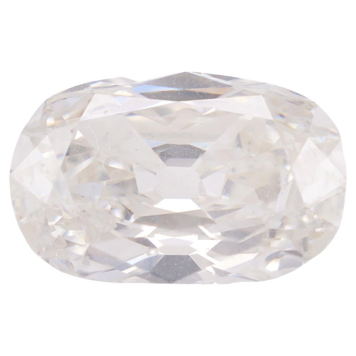 Diamant brut GIA de 3,02 carats taille brillant coussin en vente
