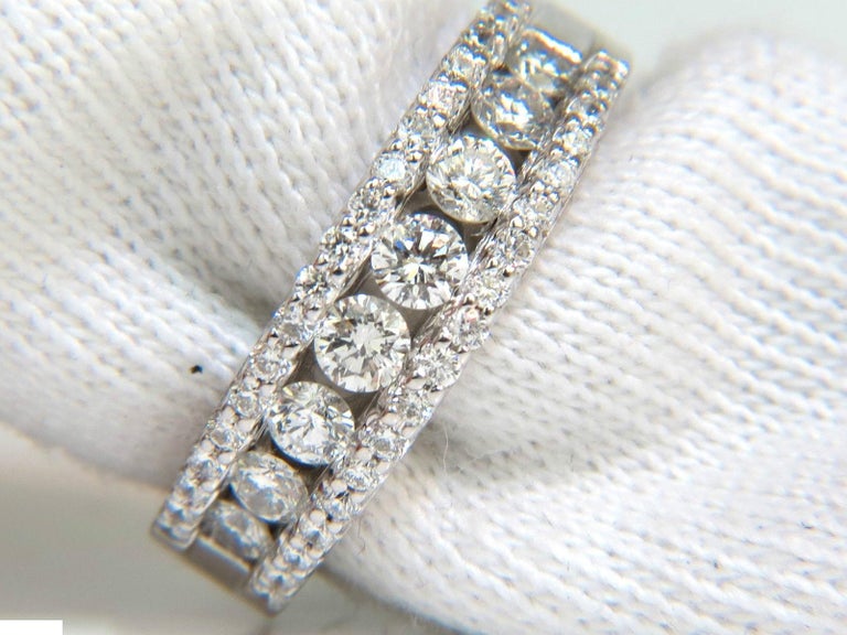 GIA 3.02 Carat Cushion Brilliant Diamond Ring and Matching Band Suite ...