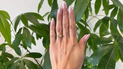 GIA 3.02 Triangle Step Cut Diamond 18k Yellow Gold Solitaire Ring