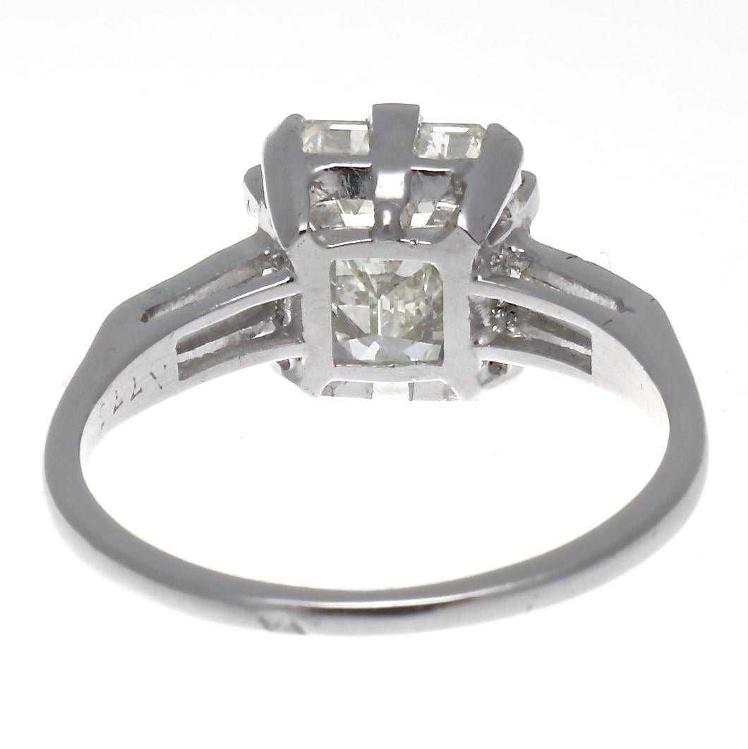 Emerald Cut Jack Weir & Sons GIA 3.44 Carat Diamond Platinum Ring