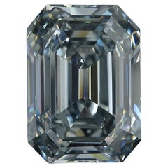 GIA 3.48ct Fancy Gray Blue Emerald Cut Diamond VS2 Loose/Set in Solitaire Ring