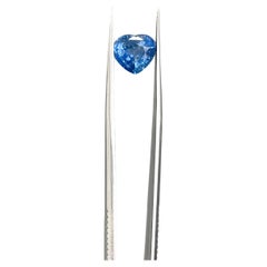 GIA 3.50 Carat Natural Blue Heart Cut Sapphire