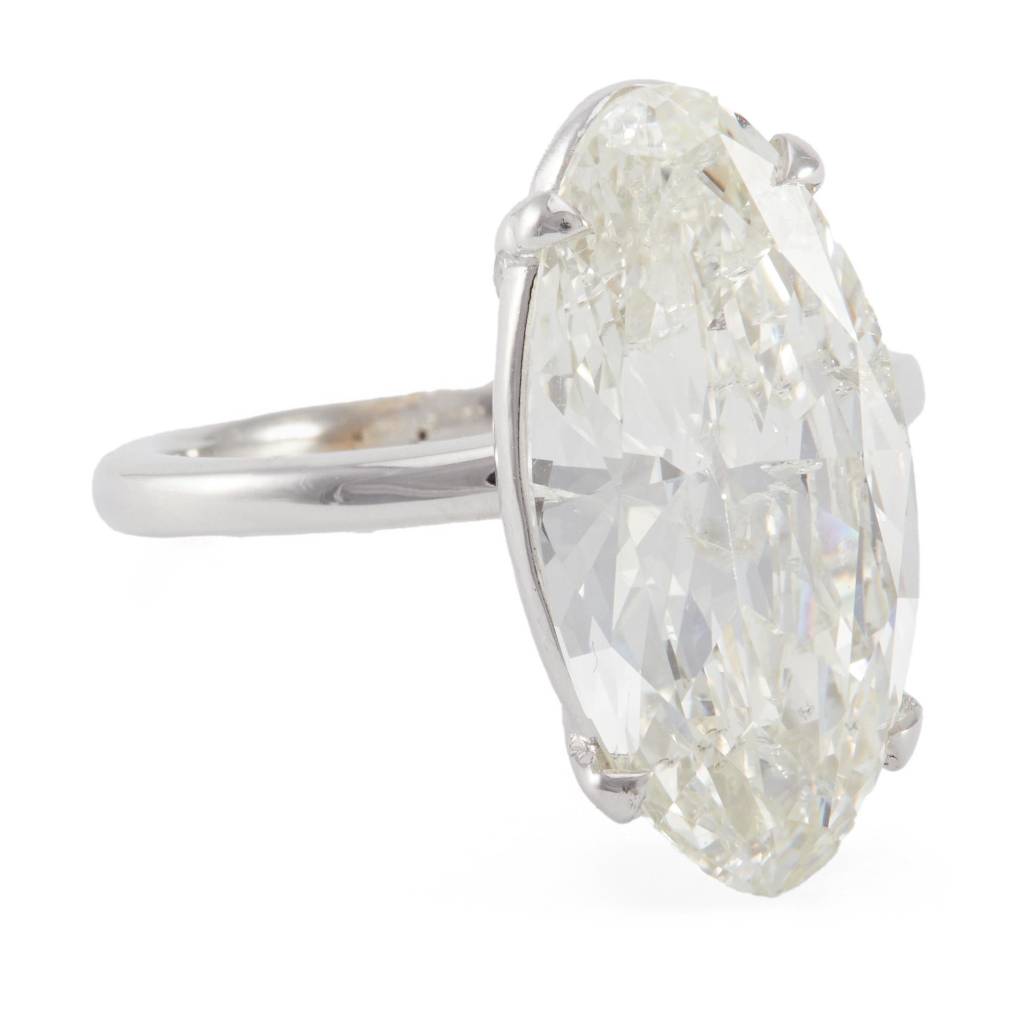 moval diamond ring