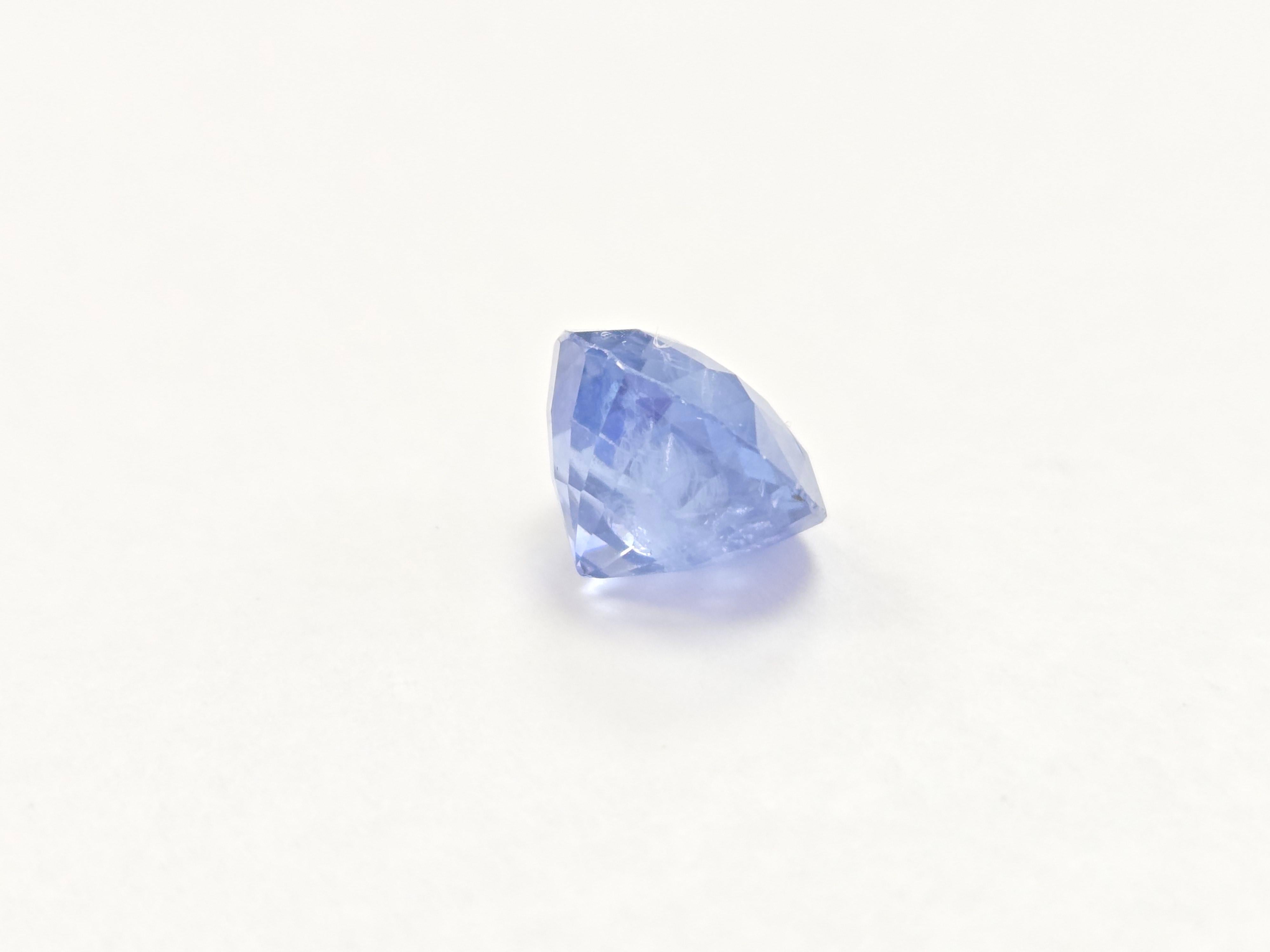 GIA 3,68 Karat natürlicher Saphir in runder Form (Rundschliff) im Angebot
