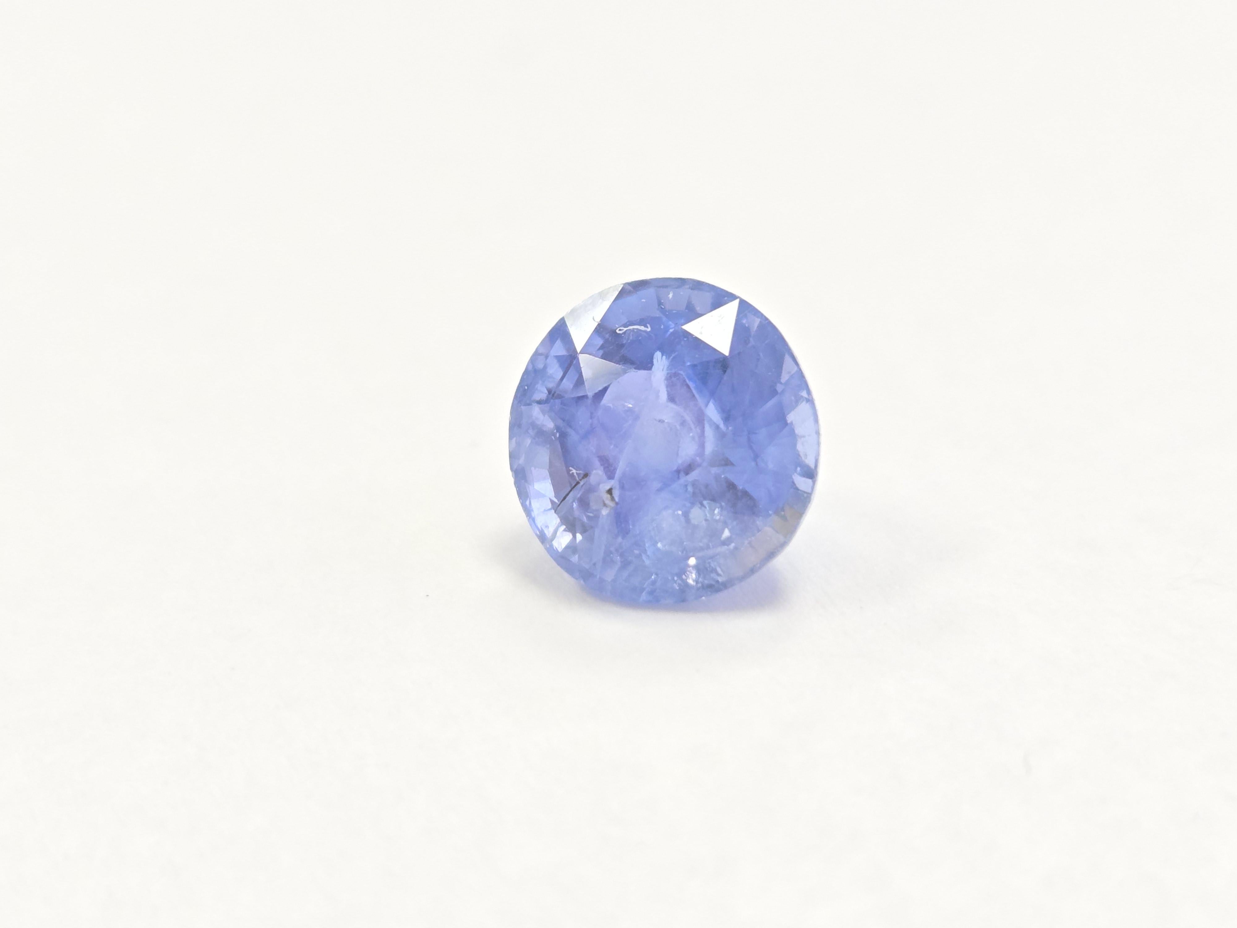 GIA 3,68 Karat natürlicher Saphir in runder Form im Angebot 3