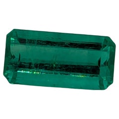 GIA 3.93 certified Colombian Green Emerald