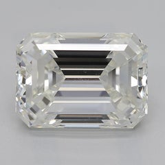 GIA 4.01ct Emerald Three-Stone Tapered Baguette 18K White Gold Diamond Ring