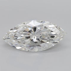 GIA 4.01ct Marquise Three-Stone Tapered Baguette 18K White Gold Diamond Ring