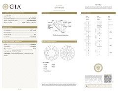 GIA 4.01ct Round Brilliant I SI1 Natural Diamond Loose or Set Solitaire Ring