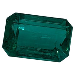GIA 4.04 certified Colombian Green Emerald