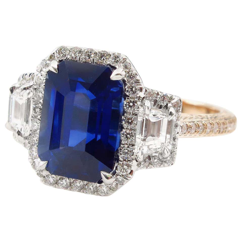 Antique Sapphire and Diamond Engagement Rings - 14,879 For Sale at ...