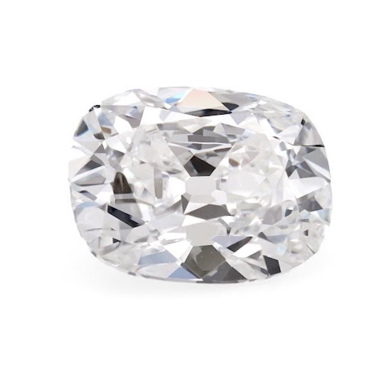 Diamant brut GIA de 4,52 carats à taille brillant modifiée et coussin Unisexe en vente