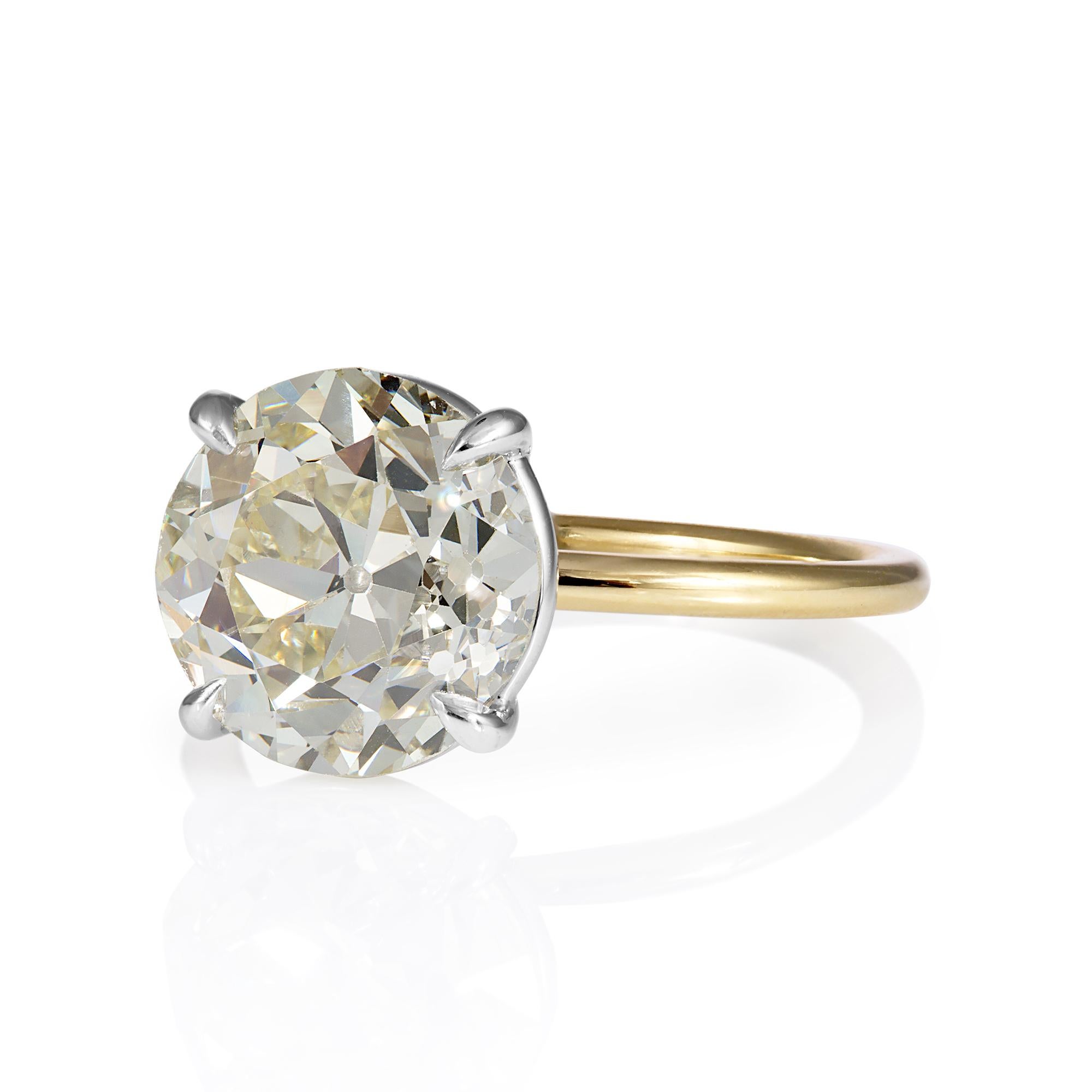 Vintage GIA 4.57ct Antique Old Mine Diamond Solitaire Engagement 18k Platinum Ring

This exquisite ring elegantly combines feminine and simplicity design. SHOWSTOPPER truly Beautiful Timeless Diamond Solitaire Ring will take your breath away! You'll
