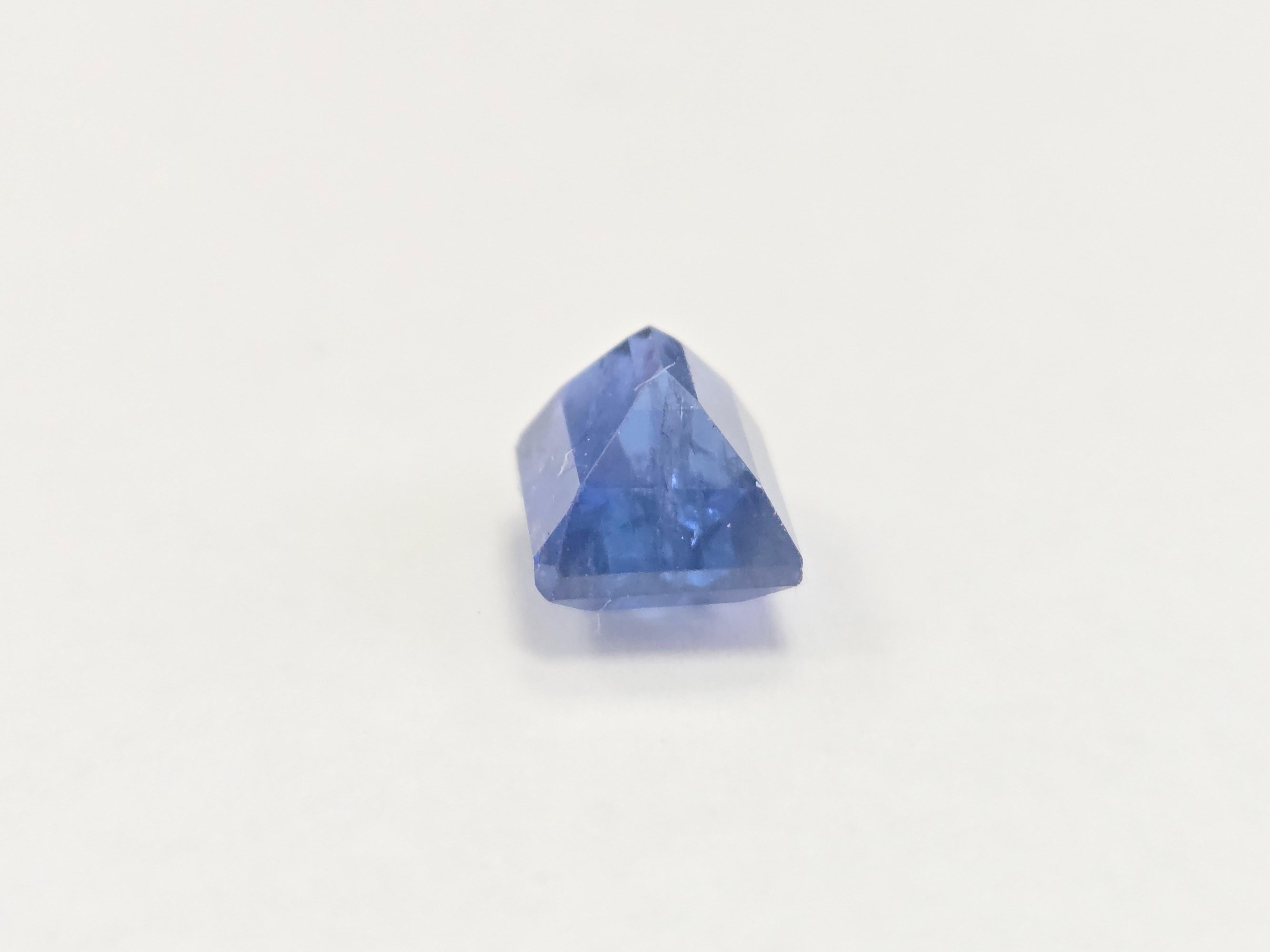GIA 4,69 Karat natürlicher Saphir Pentagonal Step Cut, Pentagonal im Angebot 3