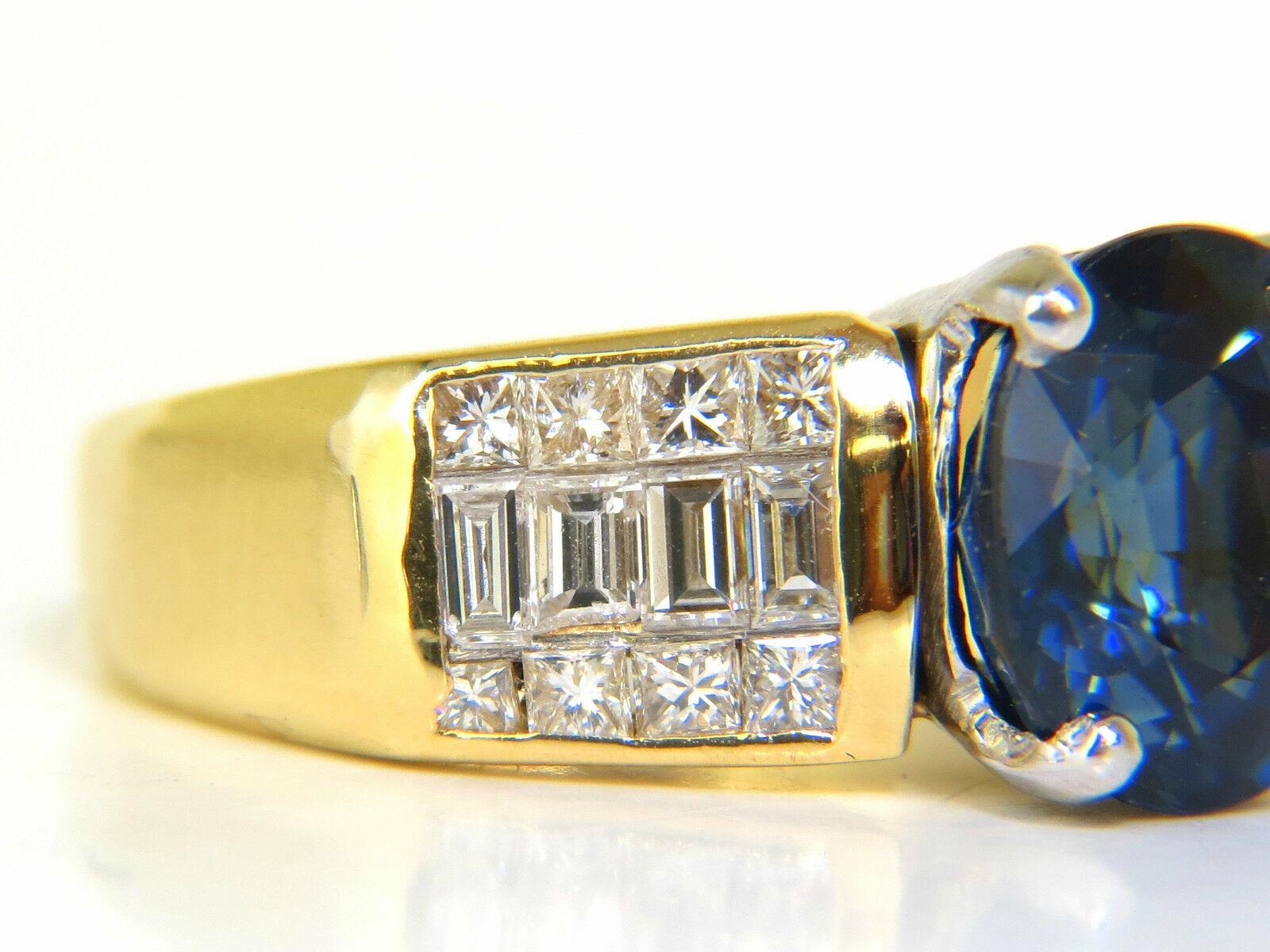 GIA 3.53Ct Natürlicher Saphir Ring

Ausgezeichnet, Brillantstufe ovaler Schliff

Saubere Klarheit

Klassische Farbe Royal Velvet blau

Gorgeous Rays of blues / Video des Rings auf Anfrage

Maße: 9.24 X 8,07 X 5,65 mm 



Diamanten: