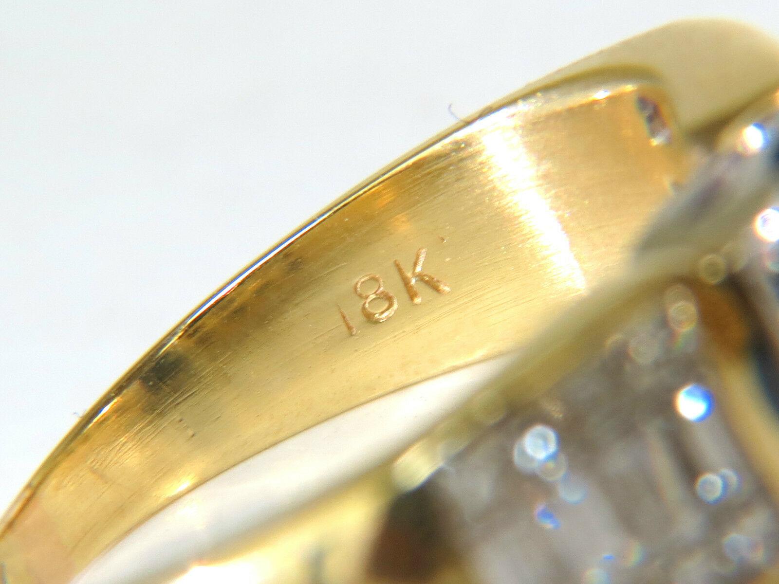 GIA 4,93 Karat Natürlicher Top-Edelstein Saphir Diamant Ring Klassisches Set im Angebot 2