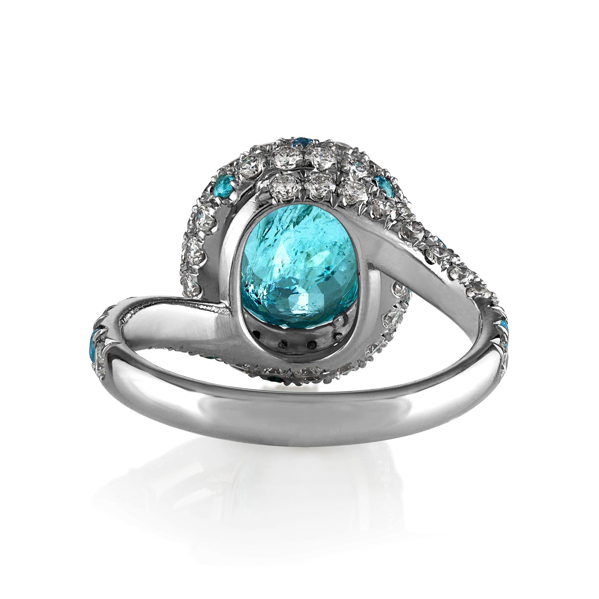 paraiba tourmaline ring