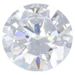 GIA 5,01 Karat E VS2 NO FLUO zertifizierter Verlobungsring-Diamant im runden Brillantschliff