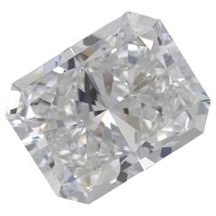 GIA 5.01ct G VS2 Radiant Cut Diamant lose oder in Solitär Ring gesetzt