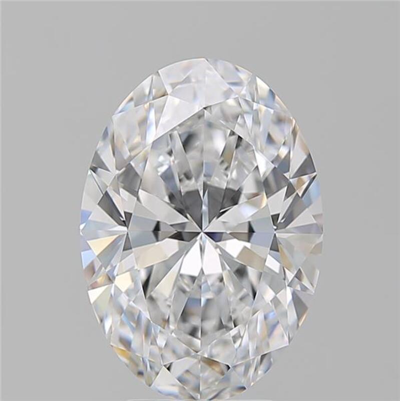 This sophisticated diamond ring features a striking centerpiece of a oval diamond, weighing 5.01 and boasting a rich D and IF. Handcrafted with precision, the ring showcases a beautifully polished band in white gold , enhancing its luxurious appeal.