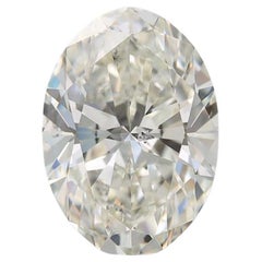 GIA 5.22ct K SI2 Oval Diamond Loose or Set in Solitaire Ring
