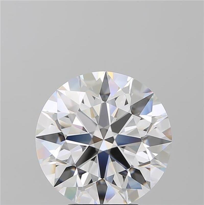 Questo sofisticato anello con diamante è caratterizzato da un sorprendente centro di un diamante rotondo, che pesa 5,36 e vanta una ricca D e FL. Realizzato a mano con precisione, l'anello presenta una fascia in oro bianco splendidamente lucidata,