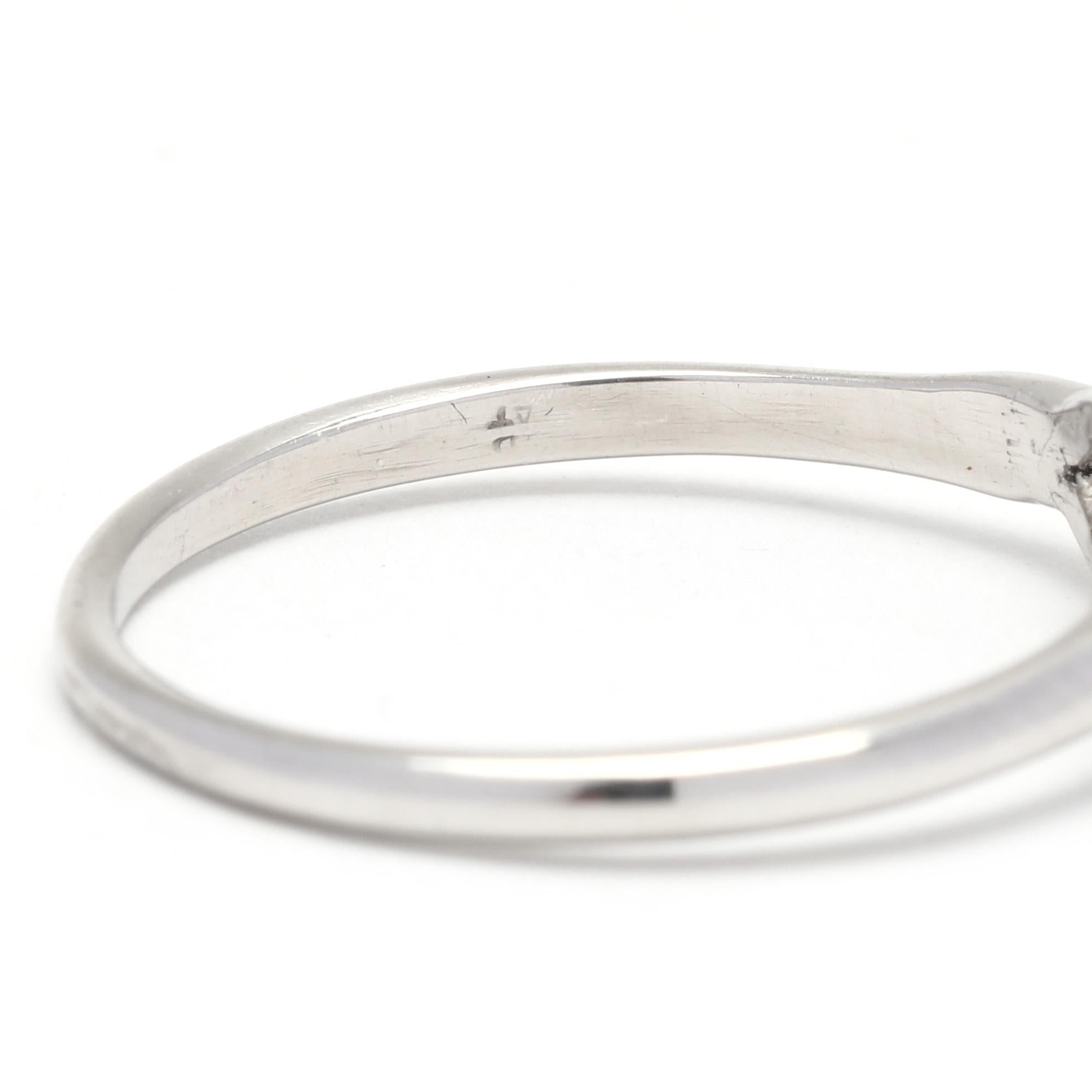 horizontal engagement ring