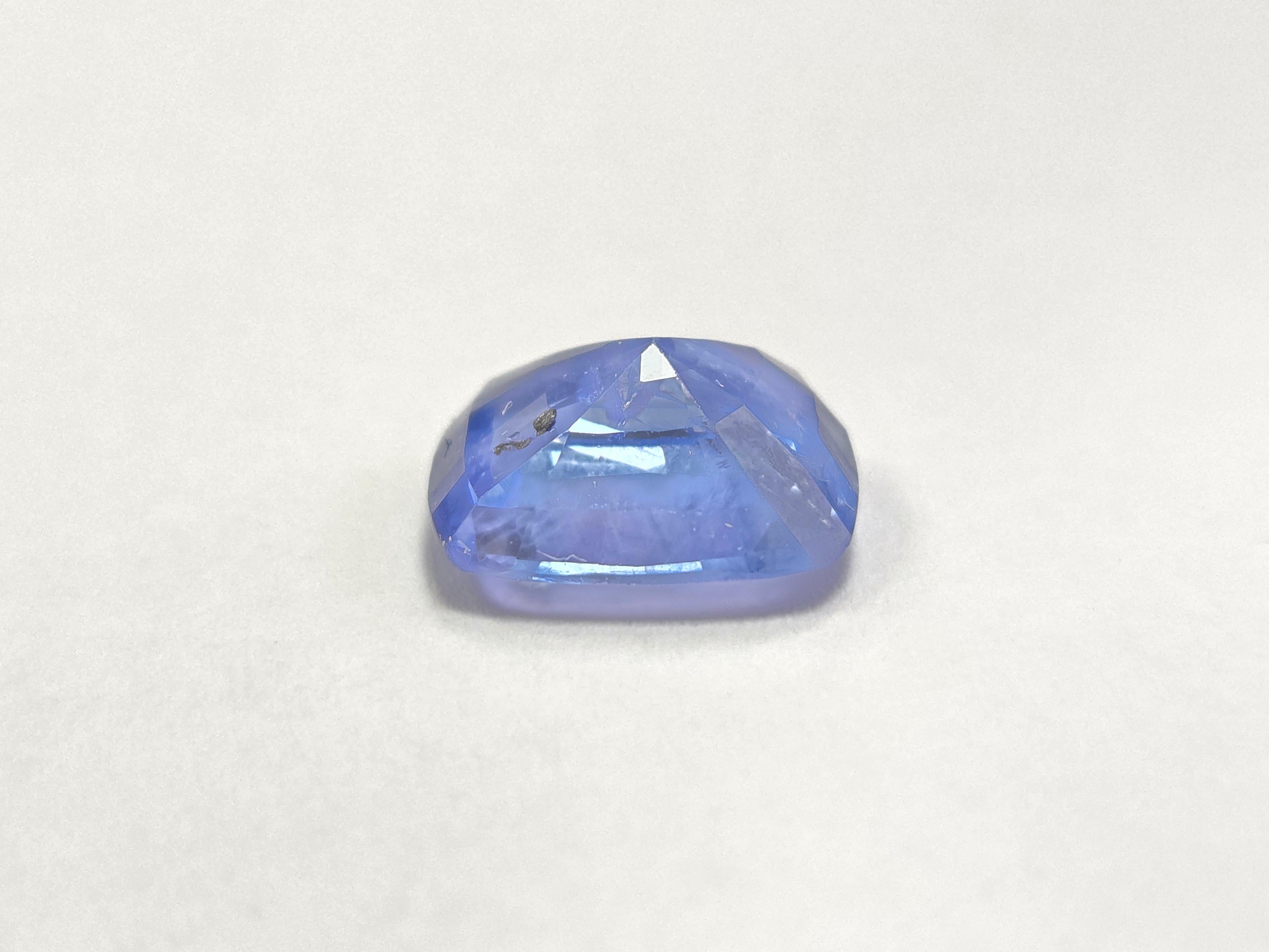 GIA Saphir Naturel 5.82 Carat Forme Coussin 2