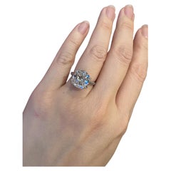GIA 6,02 ct di diamanti naturali Old Mine taglio Brilliante in platino