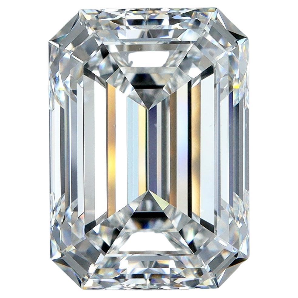 GIA 6.02ct Emerald Cut Diamond F VS2 Loose or Set in Solitaire Ring