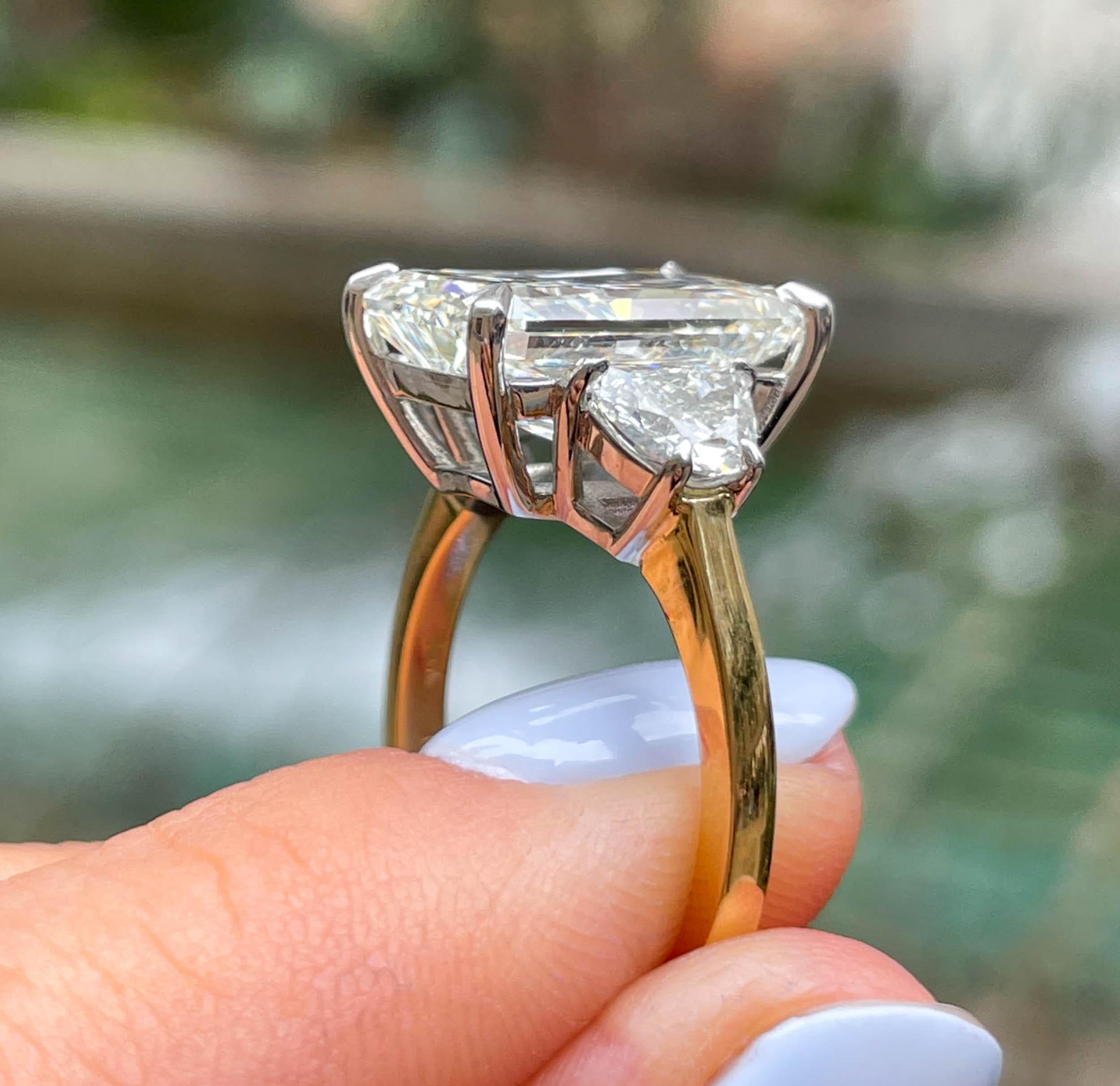 GIA 6.04ct Estate Vintage Radiant Diamond Engagement Wedding 18k Yell Gold Plat 13