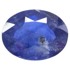 Zafiro Azul Natural Certificado GIA de 6,44 Quilates Forma Ovalada
