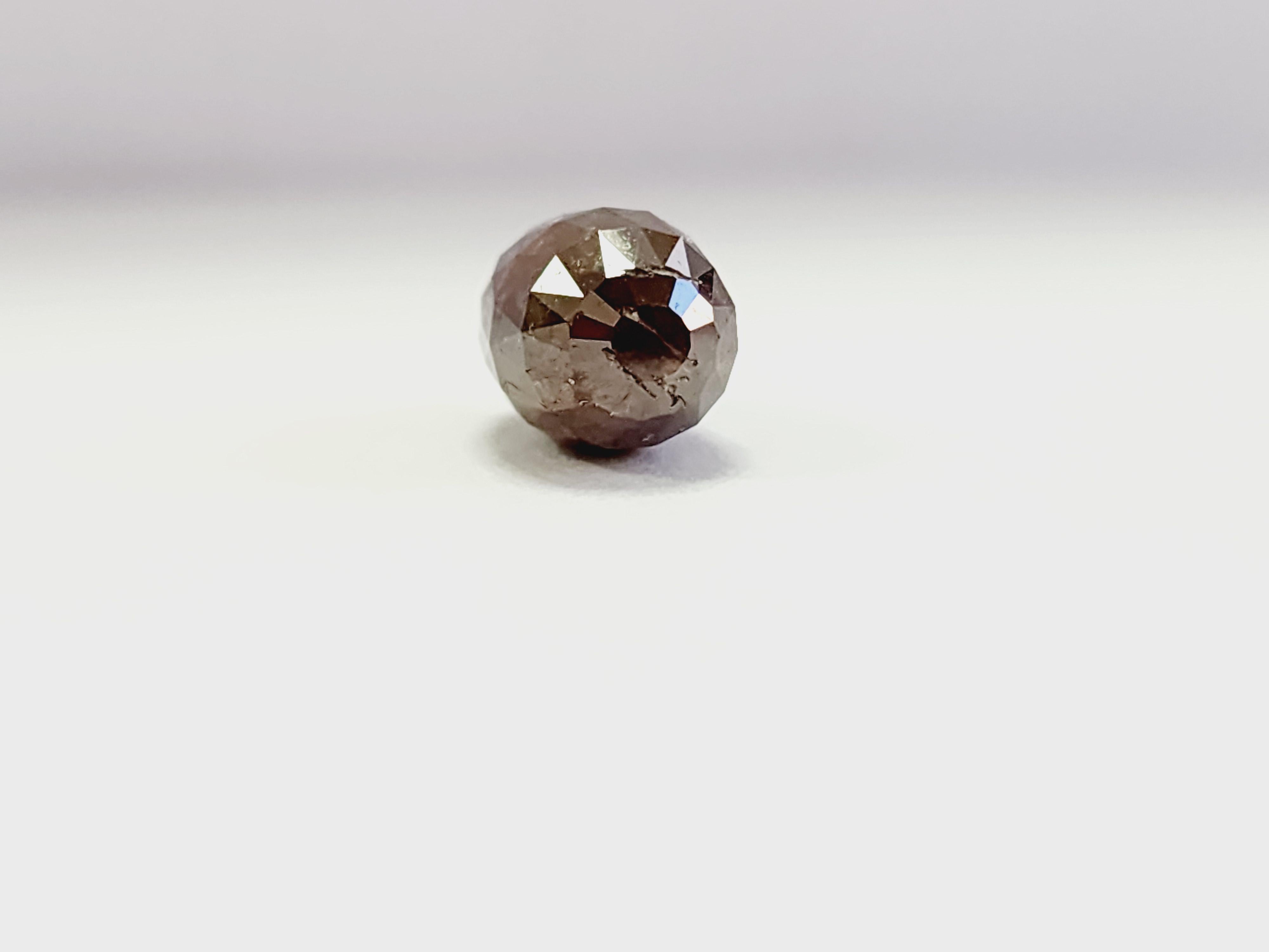 Briolette Cut CLOSE OUT GIA 6.49 Carats Orangy Brown Diamond Briolette For Sale